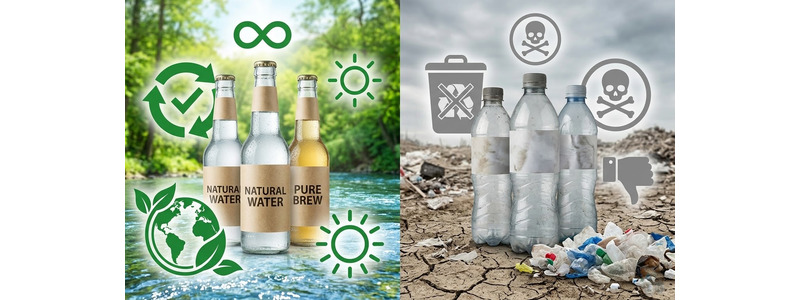 Glas oder PET? Warum Glasverpackungen die einzige richtige Wahl sind | Glavero