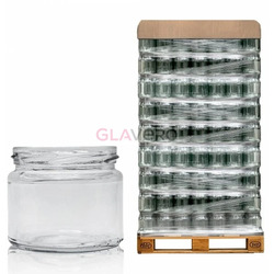 Glass Jar 330 ml 0.3 L Ø 82 – 4200 pieces (Packs of 12 pcs)