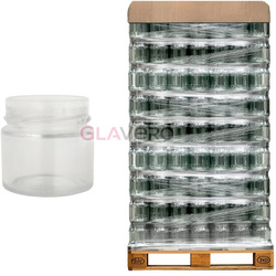 Stikla burka 106ml. Palete 6307 gab.