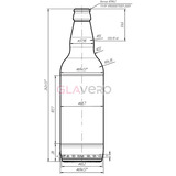 Bierflasche BBH 500 ml pry/off Palette 1768 Stk.