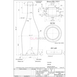 Glasflasche f&uuml;r Champagner und Schaumweine VGA Inkerman 750 ml | 1008 Stk. pro Palette