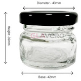 Mini Glasdose 33 ml (25 ml) TO 43 | 14040 Stk. pro Palette