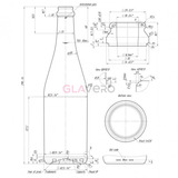 &Scaron;ampanie&scaron;a pudele "Olive" 750 ml, Paletē 1092 gab.